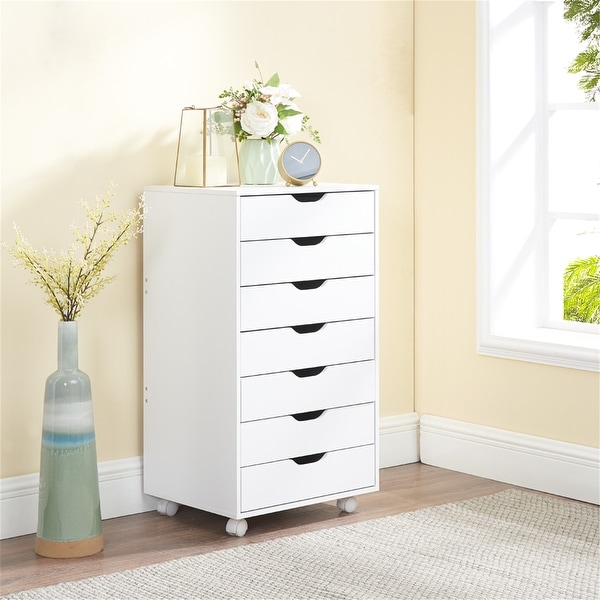 Office or Home（US Stock） Single Door Three-Layer MDF with PVC Wooden Filing Cabinet White 