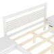 preview thumbnail 9 of 11, Full Size Pine Wooden Platform Kids Bed Frame with 2-Removable Storage Drawers, 2-Bedside Tables & Headboard for Bedroom, White