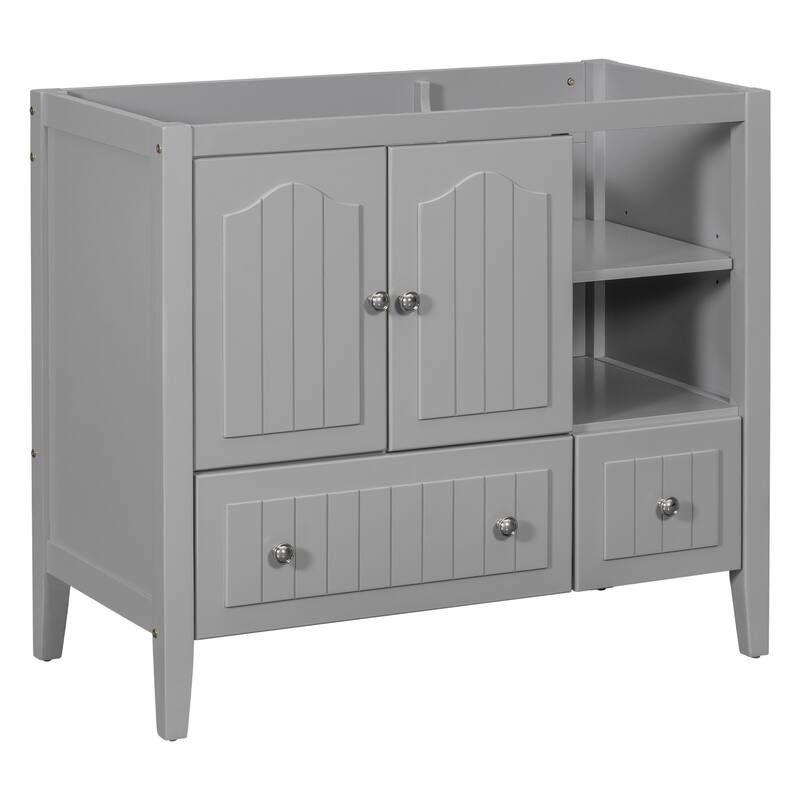 36" Bathroom Vanity with Solid Wood Frame