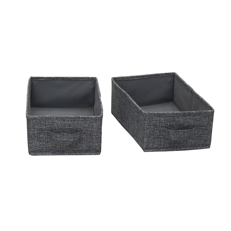 Household Essentials Narrow Closet Linen Organizer Drawers, 2 Pack