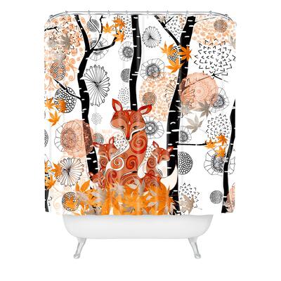 Deny Designs Monika Strigel Hello Foxy Shower Curtain