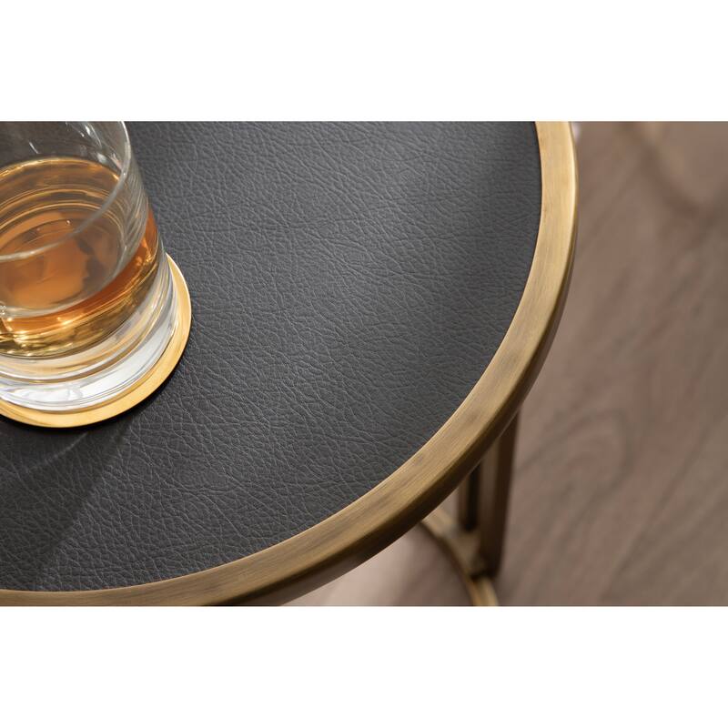 Kate and Laurel Monsanto Metal C Table - 14x15x28