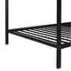 preview thumbnail 12 of 12, Black Twin Low Loft Bed Featuring Ladder and Slide for Fun