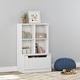 preview thumbnail 1 of 5, COSTARS Kids Bookshelf with Toy Storage, Toy Organizer with Drawer, Toy and Book Storage Cubby White