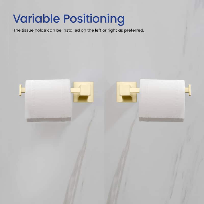 Cube 2-Piece Bathroom Hardware Set