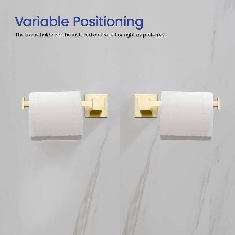 Cube 4-Piece Bathroom Hardware Set