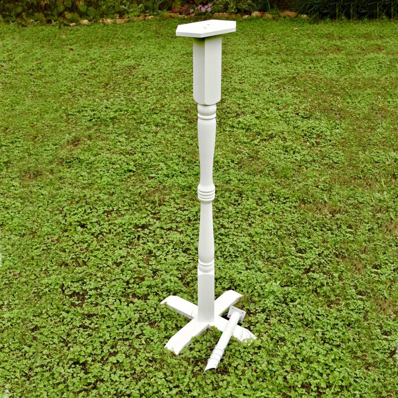 Wooden Birdhouse Post