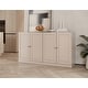 preview thumbnail 76 of 88, 100% Solid Wood Sideboard with Glass or Solid Wood Doors by Palace Imports - 64" x 35.75" Beige - Solid