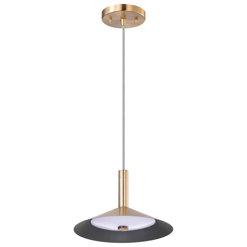 Corrine 10 Inch LED Pendant Burnished Brass 3K/4K/5K CCT Selectable - Burnished Brass