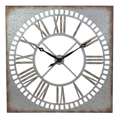 Aspire Home Accents 5642 Ashbury Square Metal Wall Clock Overstock 13162343
