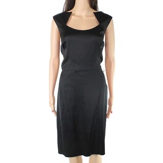 womens black dress size 16