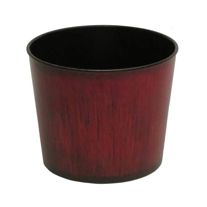 Hand-painted 5.5-in. Round Plastic Pot Planter