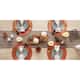 DII Variegated Taupe Fringe Table Runner 13x72