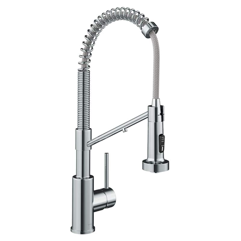 Kraus Bolden 2-Function 1-Handle Commercial Pulldown Kitchen Faucet