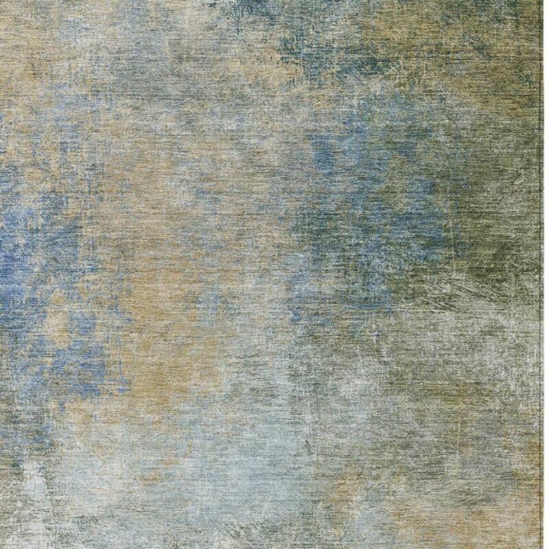 HomeRoots Abstract Transitional Rectangle Outdoor Rug