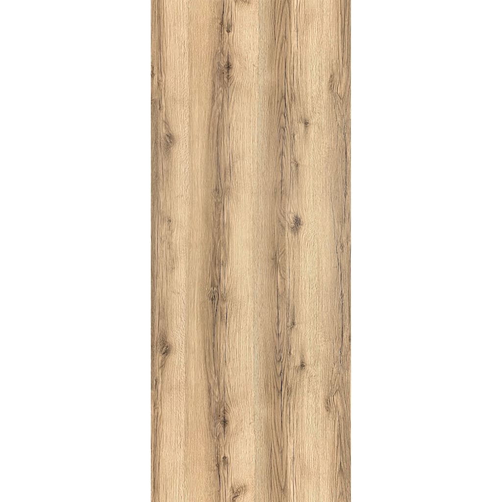 Slab Barn Door Panel 18 x 80 inches | Planum 0010 Oak | Sturdy Finished Interior Doors | Pocket Closet Sliding