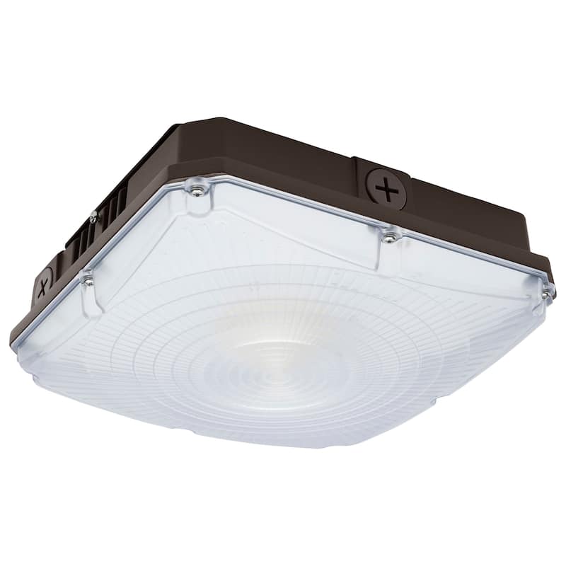 Nuvo Lighting 65/980 9" Wide LED Flush Mount Square Ceiling Fixture - Bronze