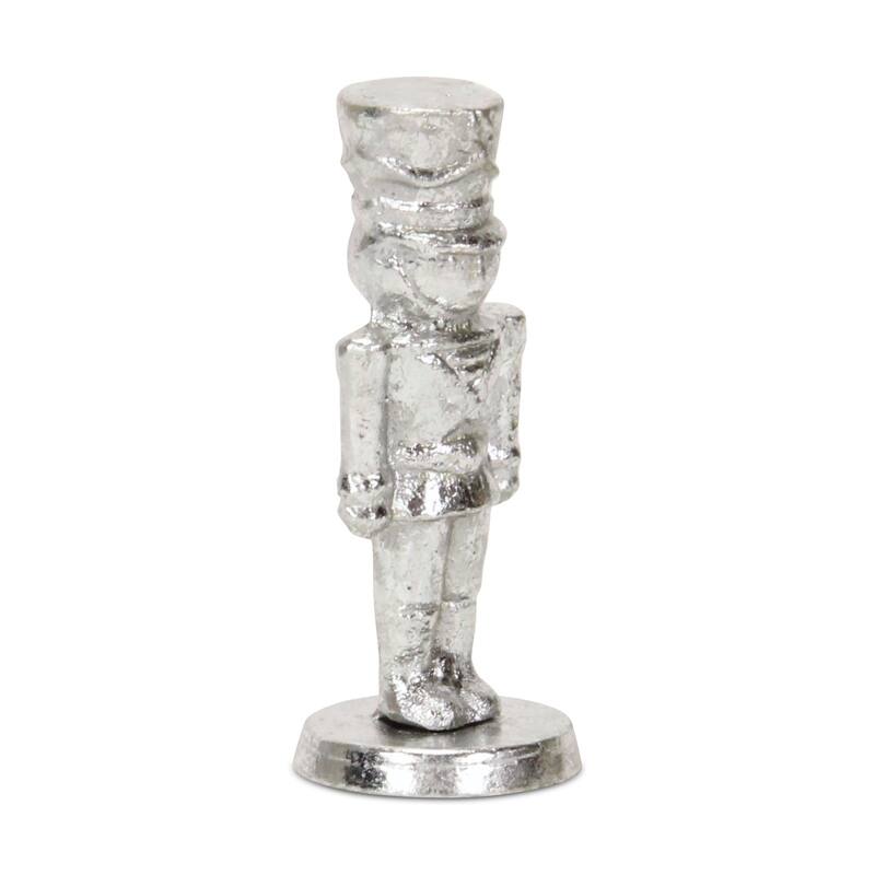Clara Silver Cast Iron Nutcracker Figurine