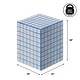preview thumbnail 29 of 56, Callista Modern Ceramic Tiled Cube Side Table, Square Mosaic Pedestal Accent End Table for Living Room Bedroom - 14 X 14 X 18