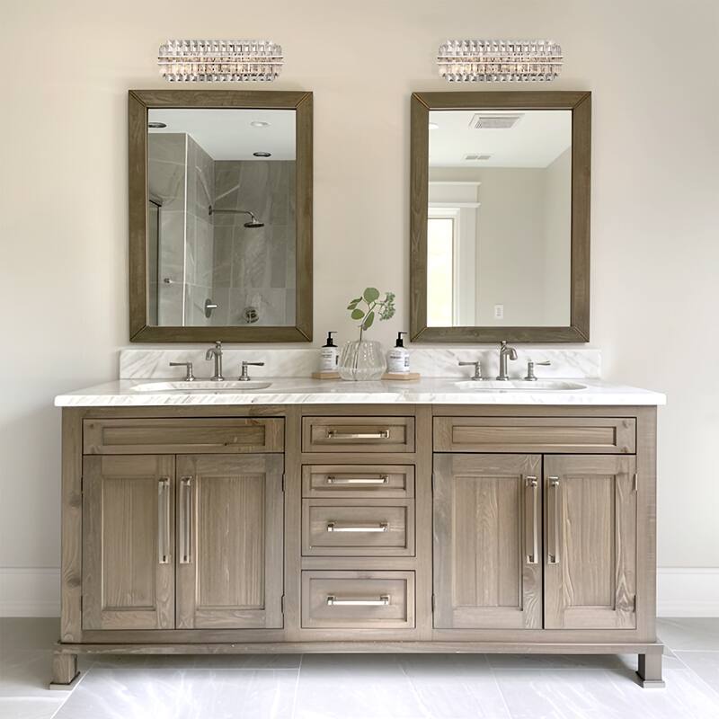 Hayes 4 Light Polished Nickel Bathroom Vanity