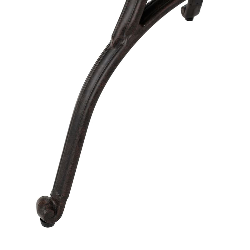 Alfresco Outdoor Cast Aluminum Circular Dining Table (ONLY) by Christopher Knight Home - 48.43 L x 48.43 W x 28.74 H