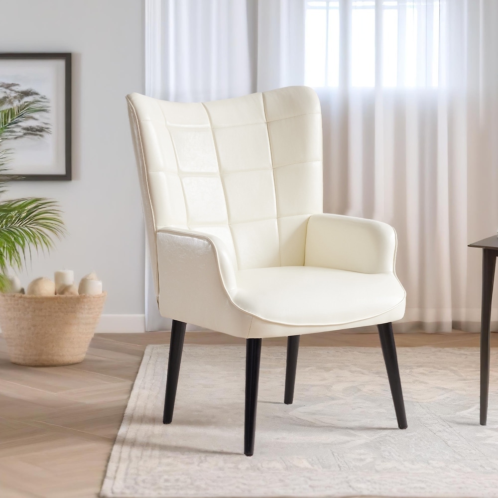 Modern cream accent chair store