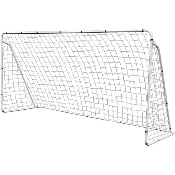 slide 2 of 8, 12'x6' Portable Soccer Goal - White