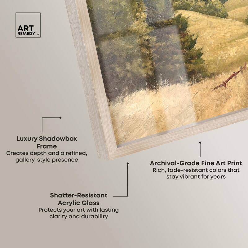 Summer Fields Shadowbox by Art Remedy