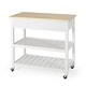 preview thumbnail 19 of 20, Neffs Indoor Kitchen Cart with Wheels by Christopher Knight Home