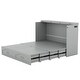 preview thumbnail 5 of 16, Queen Size Murphy Bed Wall Bed w/ Drawer & Sockets & USB Ports