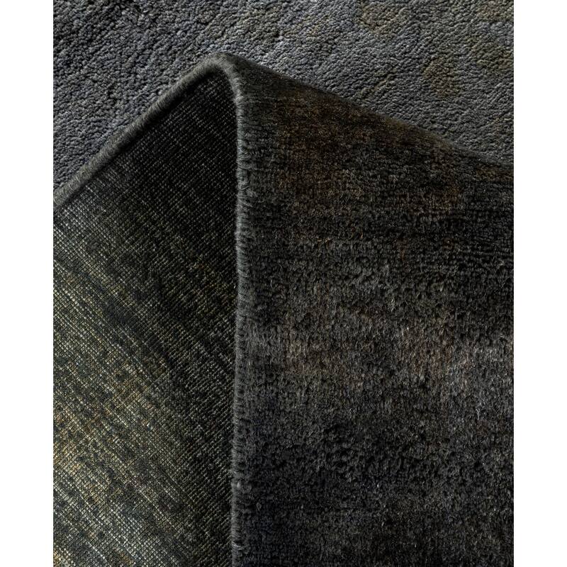 Overdyed One-of-a-Kind Hand-Knotted Area Rug - Gray - 6' 2" x 8' 10"