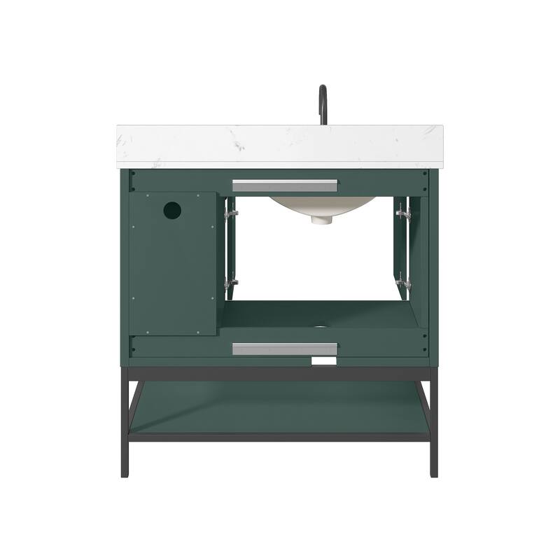Avanity PAISLEY-VS36 Paisley 36" Free Standing Single Basin Vanity Set