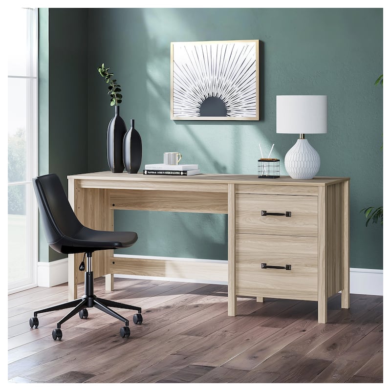 Signature Design by Ashley Battelle Tan 60" Home Office Desk