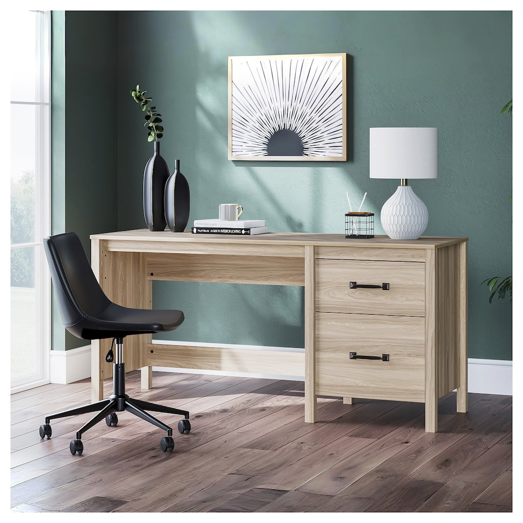 Signature Design by Ashley Battelle Tan 60" Home Office Desk