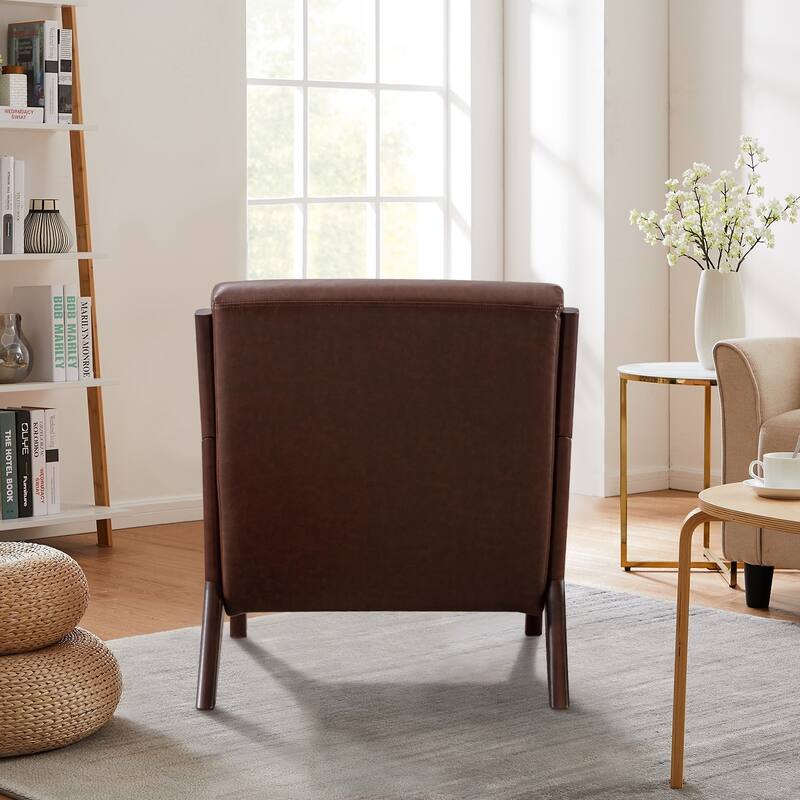 Ebello Modern Solid wood Accent Chair