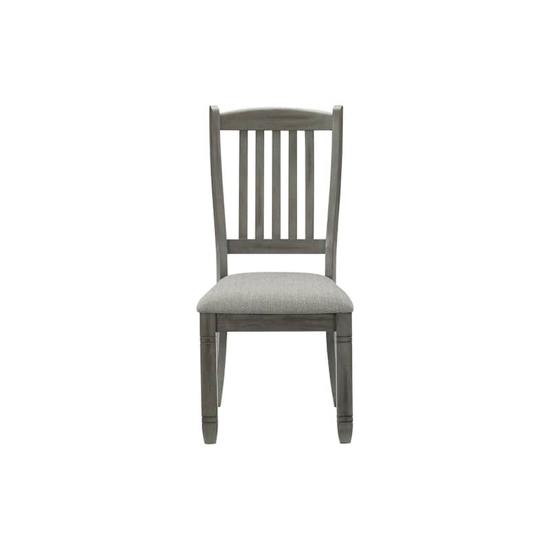 Moreen Gray Fabric Dining Room Set