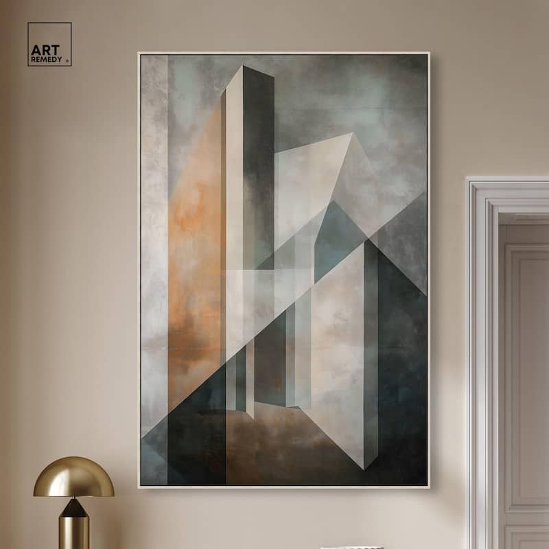 Spatial Geometry Canvas by Art Remedy