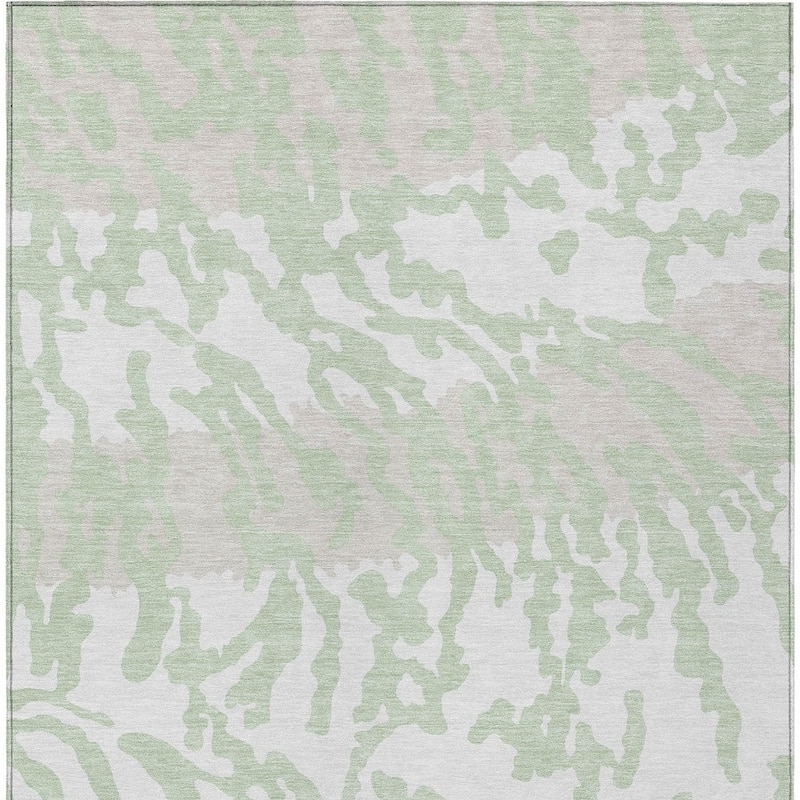 HomeRoots Animal Print Transitional Rectangle Outdoor Rug