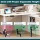preview thumbnail 14 of 58, Height-Adjustable Workspace: Versatile Desk for Home Office and More Height Adjustable Electric Desk