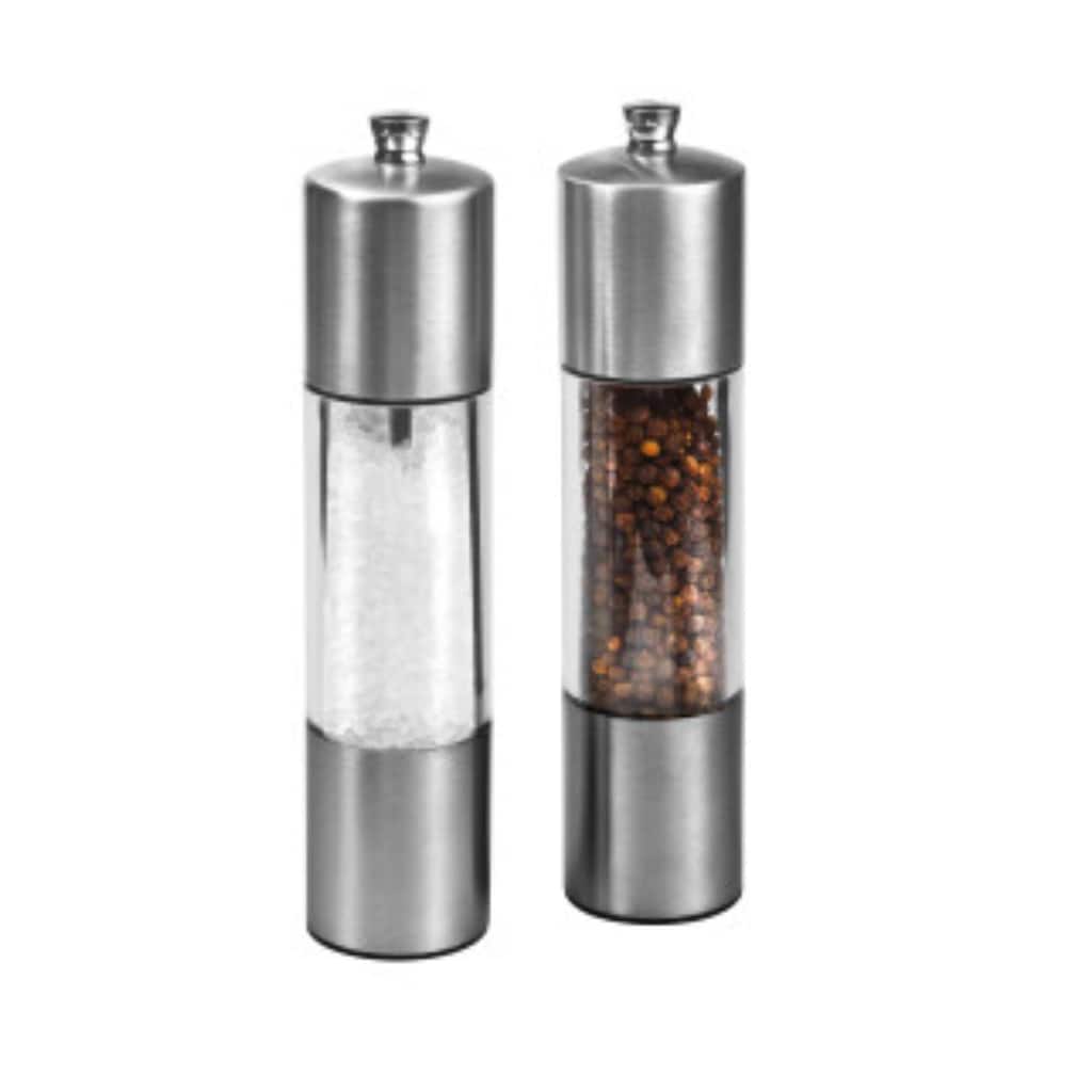 Cole & Mason Everyday Stainless Steel Salt & Pepper Mill Set 7.5"