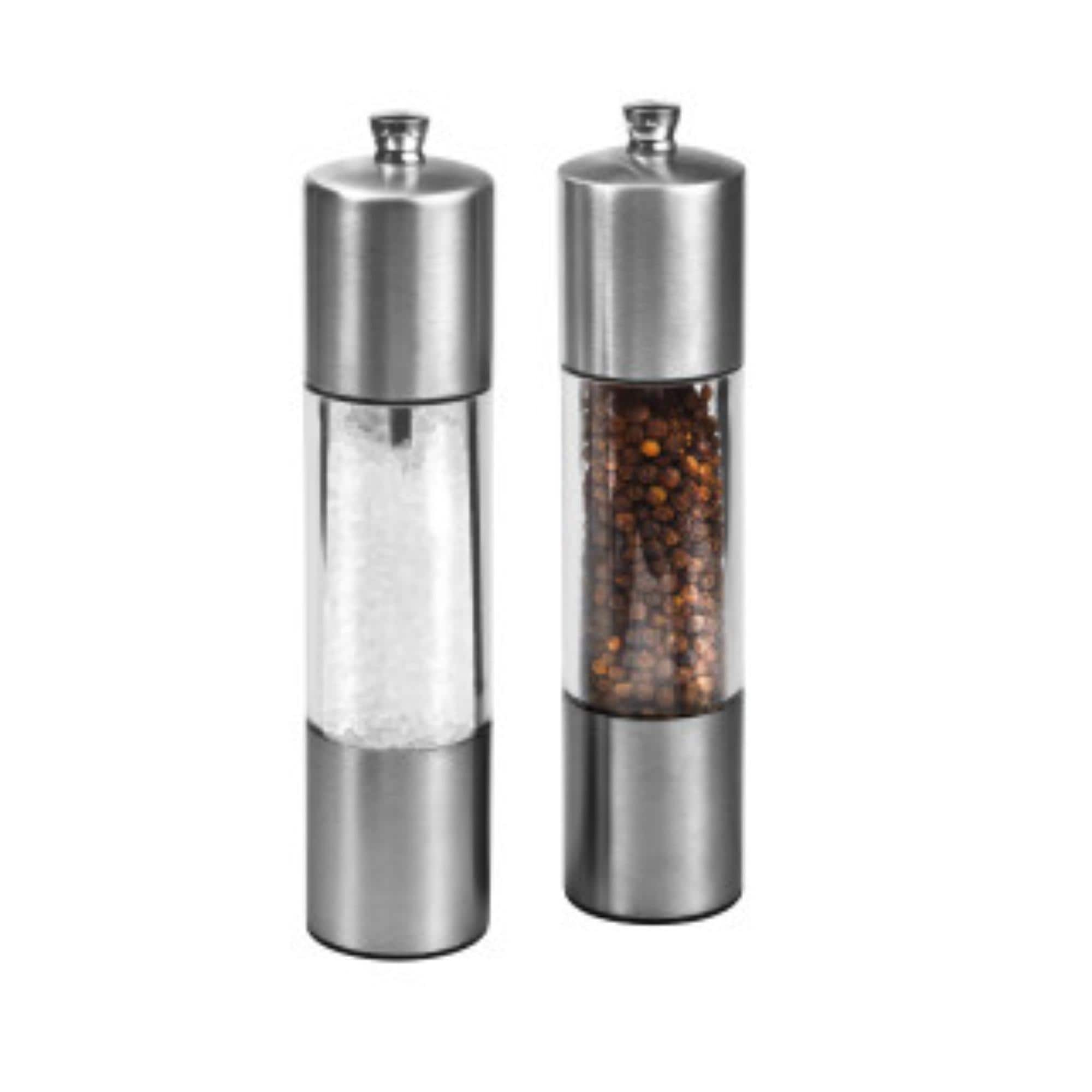 Cole & Mason Everyday Stainless Steel Salt & Pepper Mill Set 7.5"