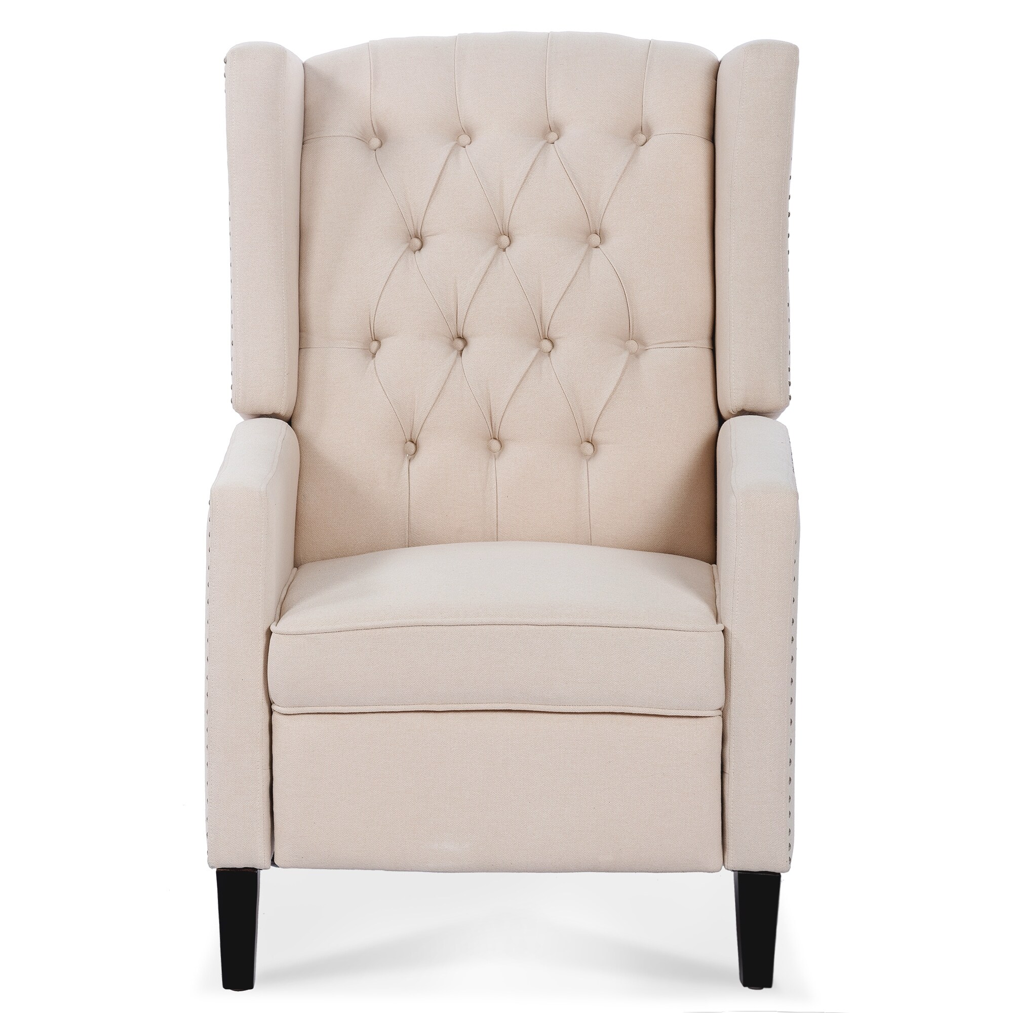 Waldo tufted wingback discount recliner chair
