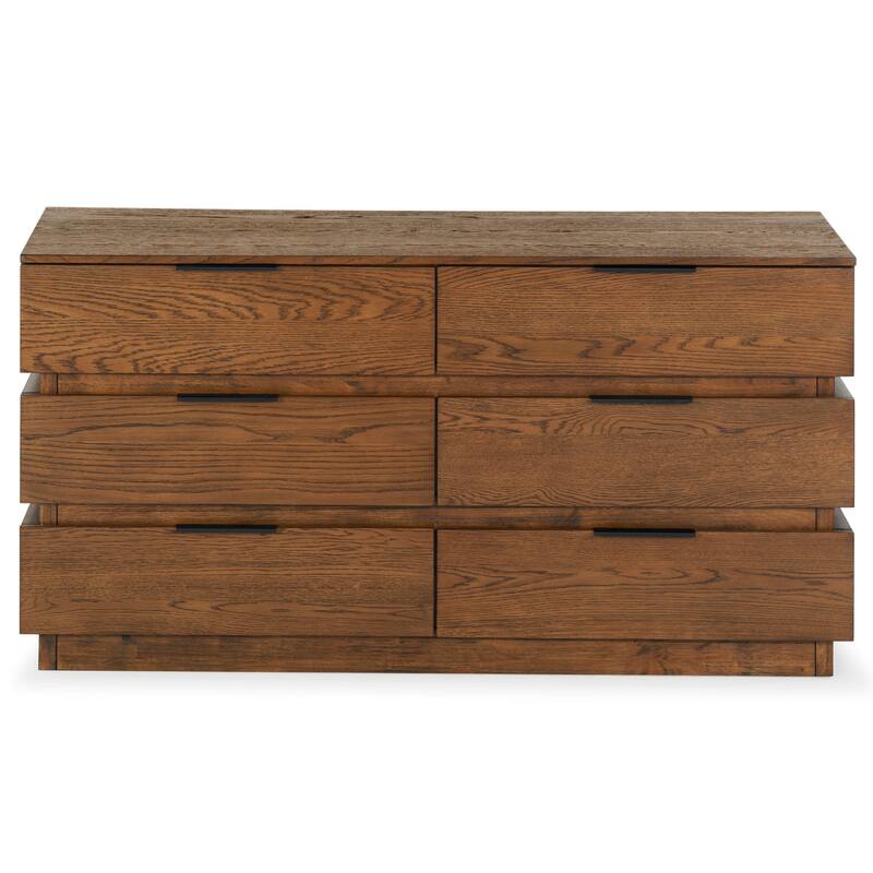 SAFAVIEH Couture Titus 6 Drawer Stacked Dresser