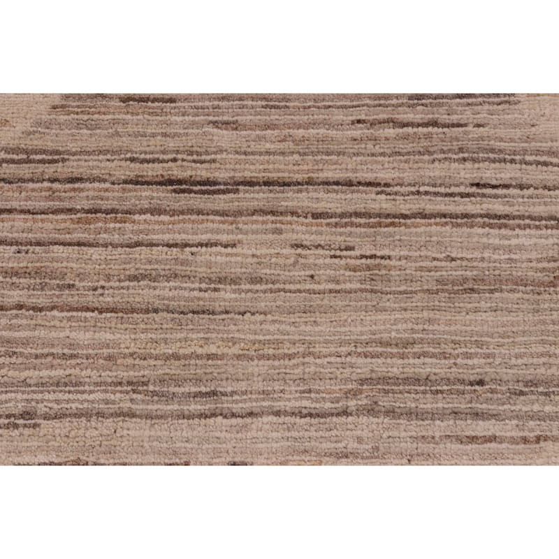 Earth Tone Desert Pillar Gabbeh Hand Knotted Area Rug