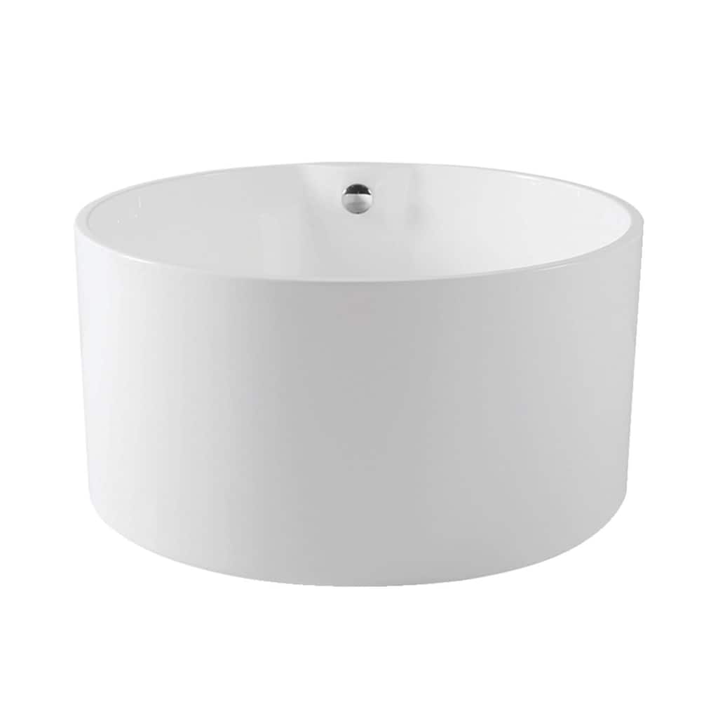 Kingston Brass VTRO454523 Aqua Eden 45" Free Standing Acrylic Soaking