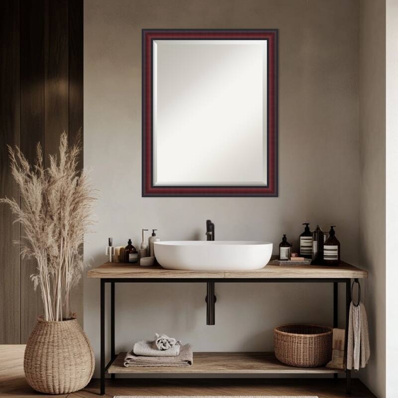 Dalat Beveled Framed Bathroom Vanity Wall Mirror