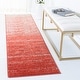 preview thumbnail 72 of 162, SAFAVIEH Adirondack Vera Modern Ombre Distressed Area Rug 2'6" x 12' Runner - Orange/Grey