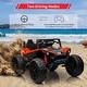 preview thumbnail 5 of 22, 2 Seaters 24V Ride on UTV with Remote Control,10AH Battery, 400W Powerful Motors with 17" EVA Wheels