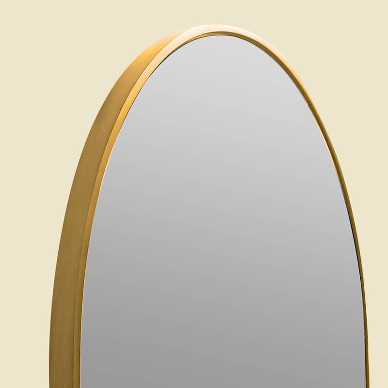 Lumioca Arch Floor & Full Length Gold Framed Wall Mirror