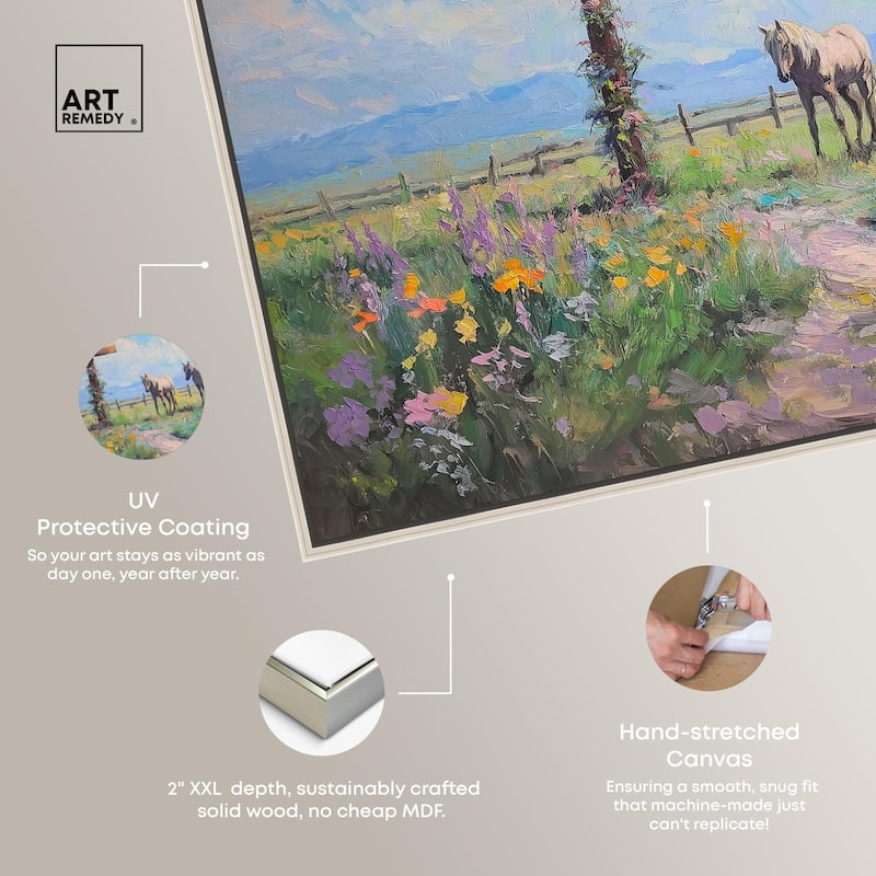 Faithful Pasture Canvas by Art Remedy